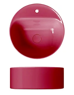 Раковина, Scarabeo, Skinny, шгв 400*400*150, отверстия для смесителя-1, цвет-Cherry glossy — иконка