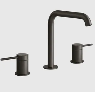 Смеситель для раковины, Gessi, 316 Flessa, цвет-Black Metal Brushed PVD