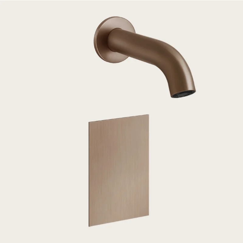 Смеситель для раковины, Gessi, Sensor Taps Flessa, цвет-Copper Brushed PVD