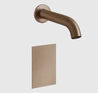 Смеситель для раковины, Gessi, Sensor Taps Flessa, цвет-Copper Brushed PVD
