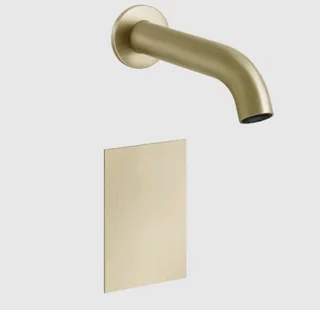 Смеситель для раковины, Gessi, Sensor Taps Flessa, цвет-Brushed Brass PVD