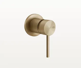 Смеситель для душа, Gessi, 316, цвет-Warm Bronze Br. PVD