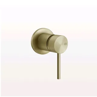 Смеситель для душа, Gessi, 316, цвет-Brushed Brass PVD