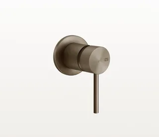 Смеситель для душа, Gessi, 316, на 1 потребитель, настенный встраиваемый, цвет-Coffee Brushed bronze PVD — иконка