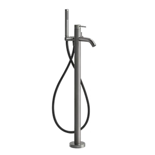 Смеситель для ванны и душа, Gessi, BATH316, напольный, цвет-Black XL — иконка