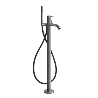 Смеситель для ванны и душа, Gessi, BATH316, напольный, цвет-Black XL