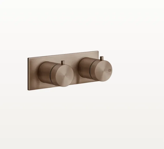 Смеситель для душа, Gessi, Shower316, цвет-Copper Brushed PVD