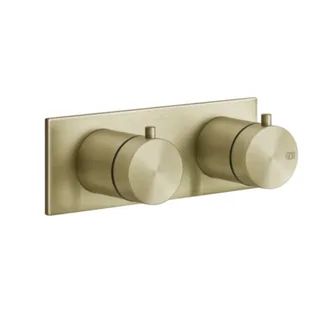 Смеситель для душа, Gessi, 316 Bath-Shower, на 3 потребителя, цвет-Brushed Brass PVD — иконка