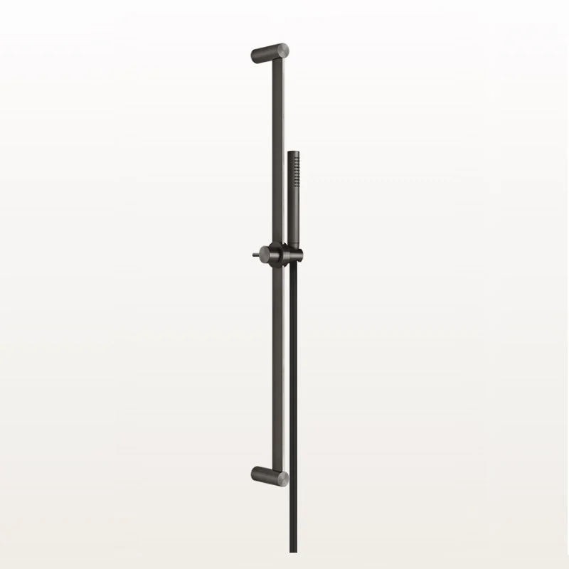 Душевой гарнитур, Gessi, 316 Bath-Shower, 25, цвет-Black Metal Brushed PVD