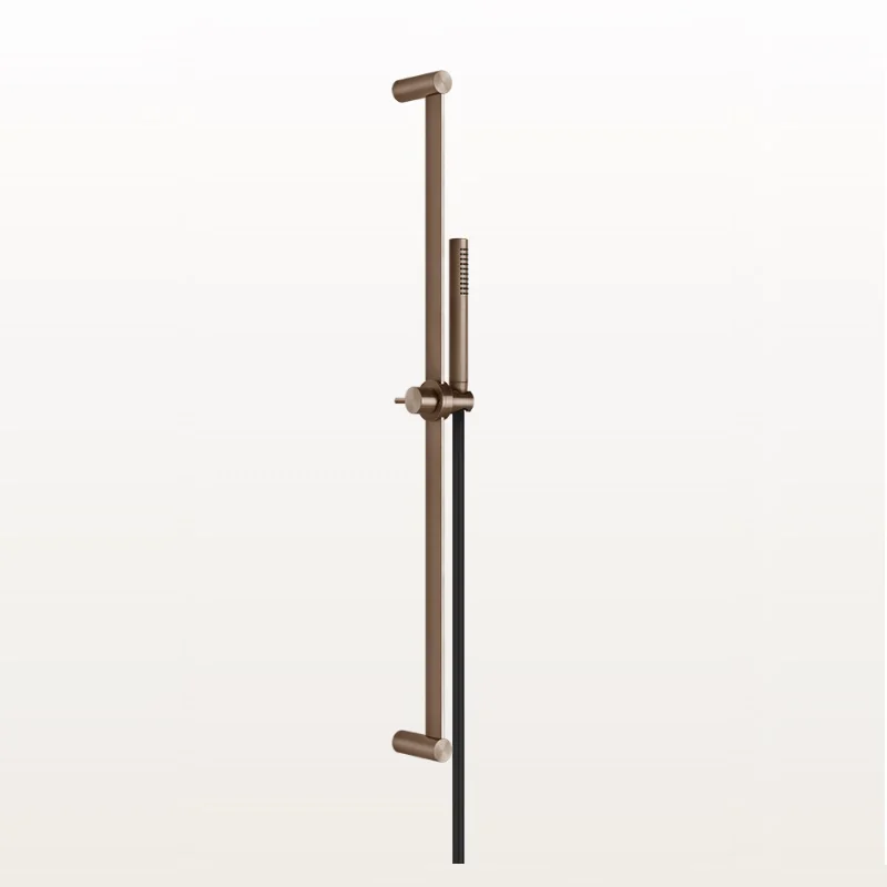 Душевой гарнитур, Gessi, 316 Bath-Shower, 25, цвет-Copper Brushed PVD