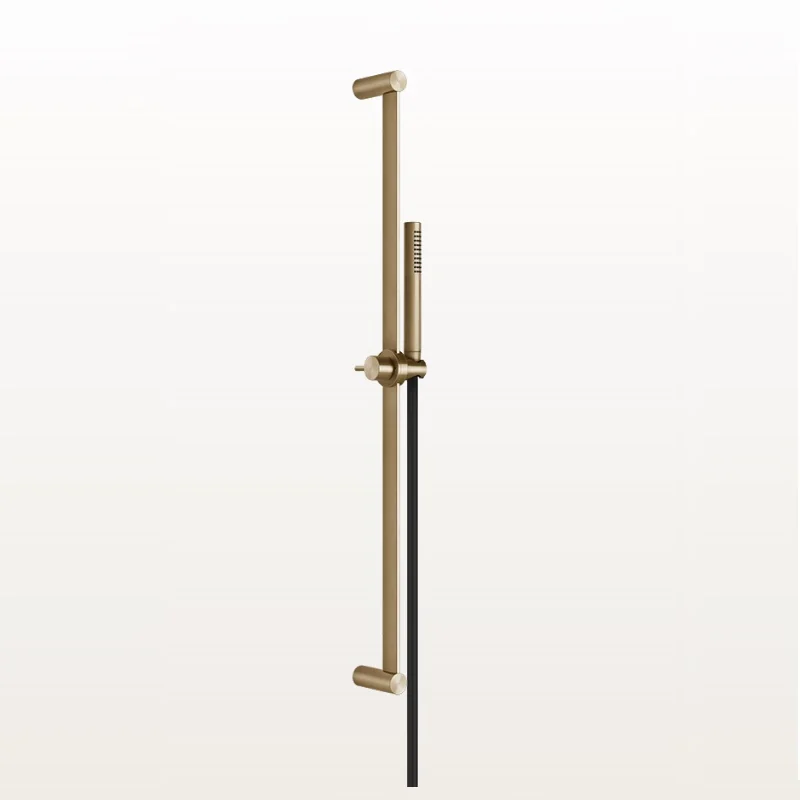 Душевой гарнитур, Gessi, 316 Bath-Shower, 25, цвет-Warm Bronze Brushed PVD