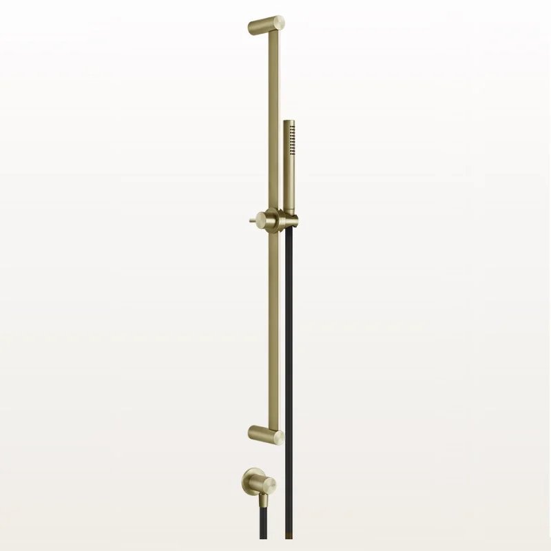 Душевой гарнитур, Gessi, 316 Bath-Shower, 25, цвет-Brushed Brass PVD