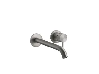 Смеситель для раковины, Gessi, Flessa, цвет-Steel Brushed