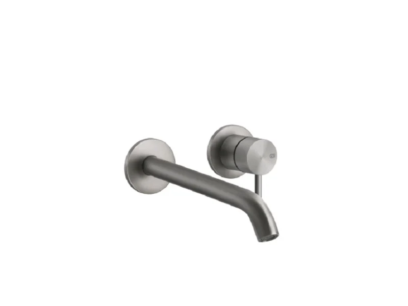 Смеситель для раковины, Gessi, Flessa, цвет-Warm Steel Brushed PVD