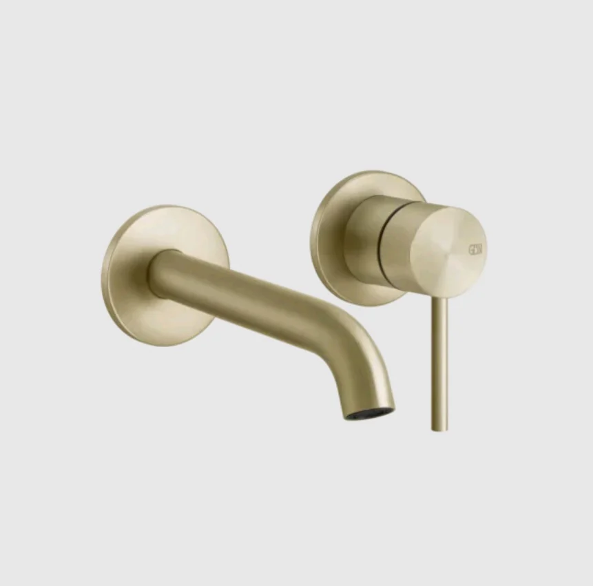 Смеситель для раковины, Gessi, 316 Flessa, цвет-Brushed Brass PVD