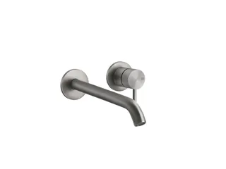 Смеситель для раковины, Gessi, Flessa, цвет-Steel Brushed