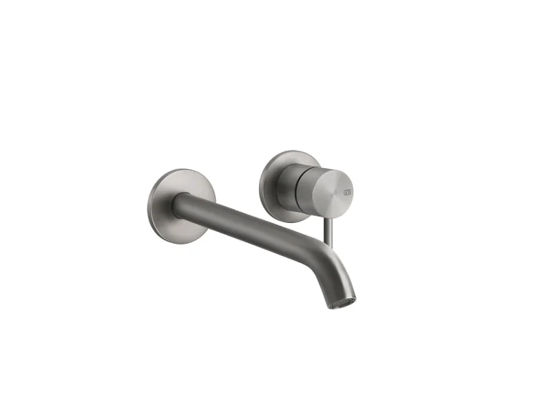 Смеситель для раковины, Gessi, Flessa, цвет-Steel Brushed