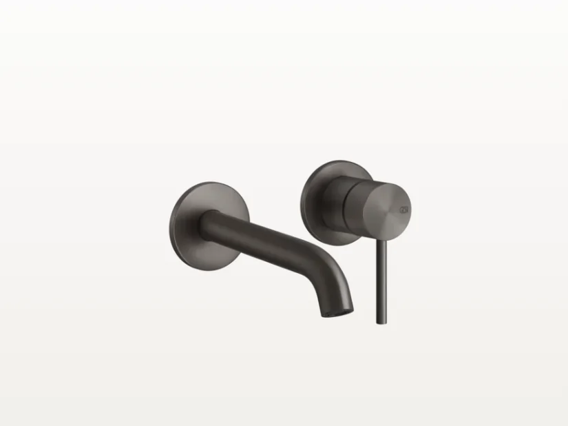 Смеситель для раковины, Gessi, Flessa, цвет-Black Metal Brushed PVD