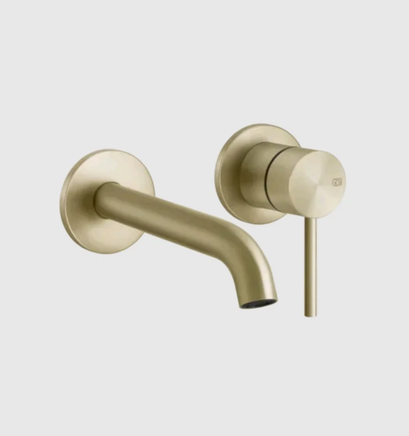 Смеситель для раковины, Gessi, 316 Flessa, цвет-Brushed Brass PVD