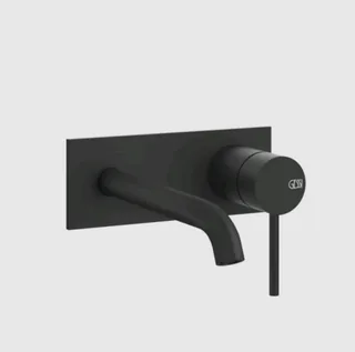 Смеситель для раковины, Gessi, 316 Flessa, цвет-черный матовый