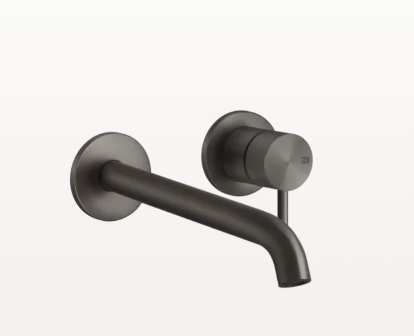 Смеситель для раковины, Gessi, Flessa, цвет-Black Metal Brushed PVD