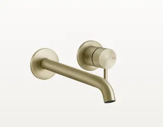 Смеситель для раковины, Gessi, Flessa, цвет-Brushed Brass PVD