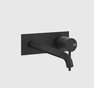 Смеситель для раковины, Gessi, 316 Flessa, цвет-черный матовый