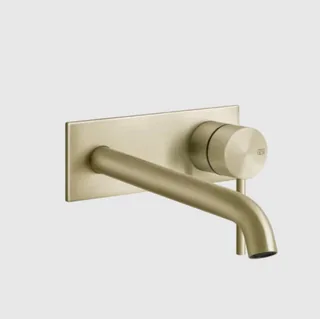 Смеситель для раковины, Gessi, 316 Flessa, цвет-Brushed Brass PVD