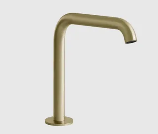 Излив, Gessi, 316, цвет-Brushed Brass PVD