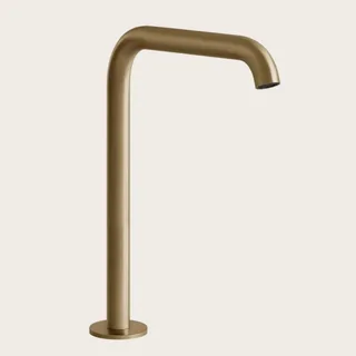 Излив, Gessi, 316, цвет-Warm Steel Brushed PVD