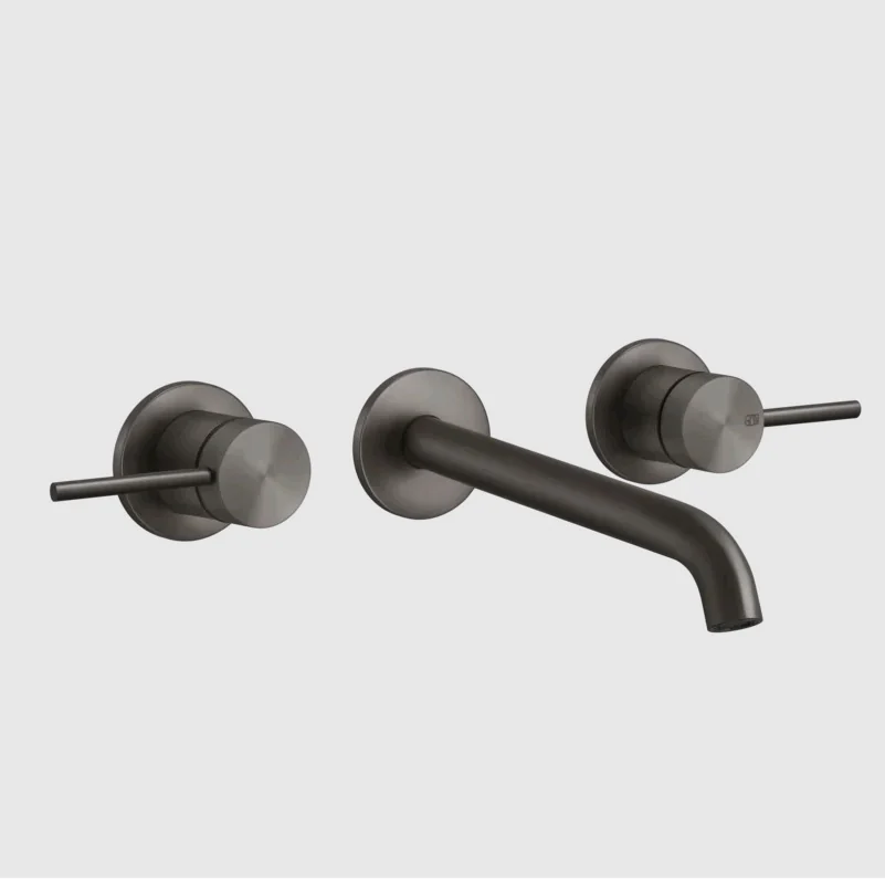 Смеситель для раковины, Gessi, 316 Flessa, цвет-Black Metal Brushed PVD