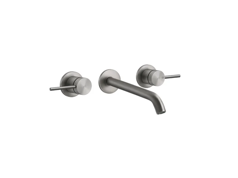 Смеситель для раковины, Gessi, Flessa, цвет-Copper Brushed PVD