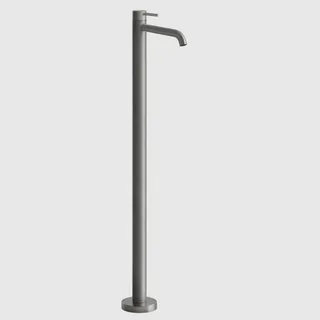Смеситель для раковины, Gessi, 316 Flessa, напольный, цвет-Steel Brushed
