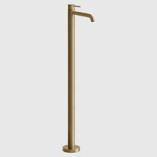 Смеситель для раковины, Gessi, 316 Flessa, напольный, цвет-Warm Bronze Brushed PVD — иконка