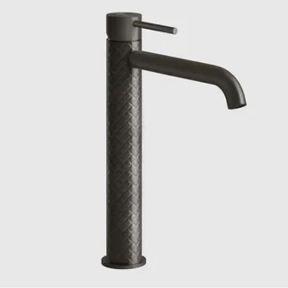 Смеситель для раковины, Gessi, 316 Intreccio, цвет-Black Metal Brushed PVD