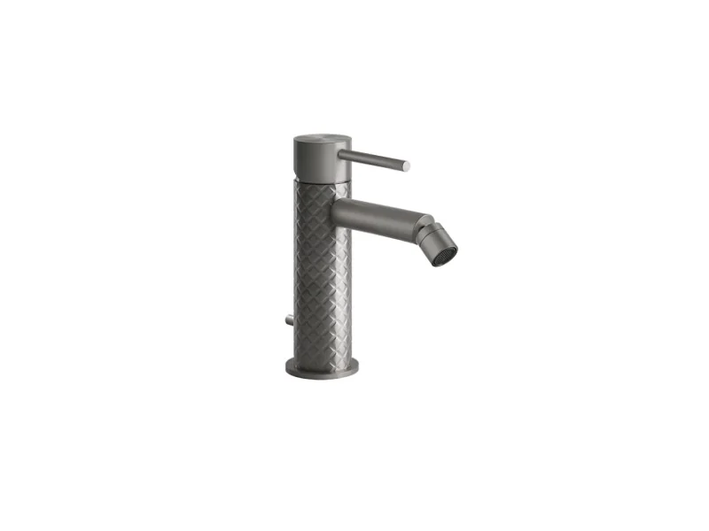 Смеситель для биде, Gessi, Intreccio, цвет-Black Metal Brushed PVD