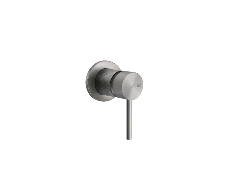 Смеситель для душа, Gessi, Intreccio, цвет-Black Metal Brushed PVD