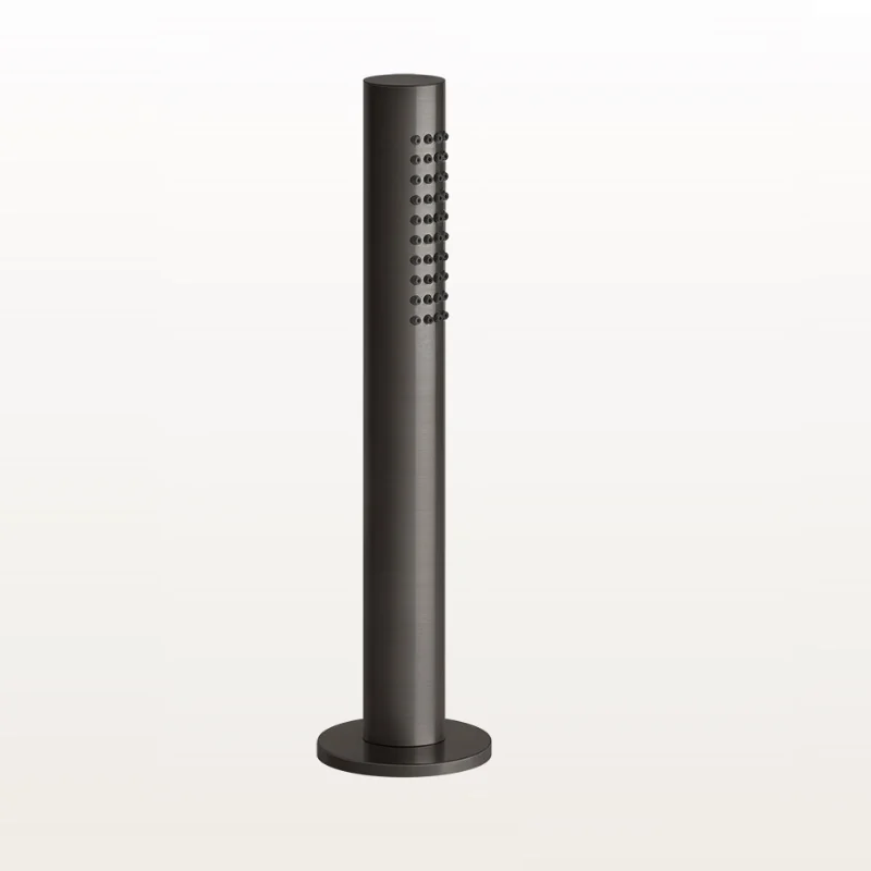 Душевой набор, Gessi, 316 Bath-Shower, на борт ванны, цвет-Black Metal Brushed PVD