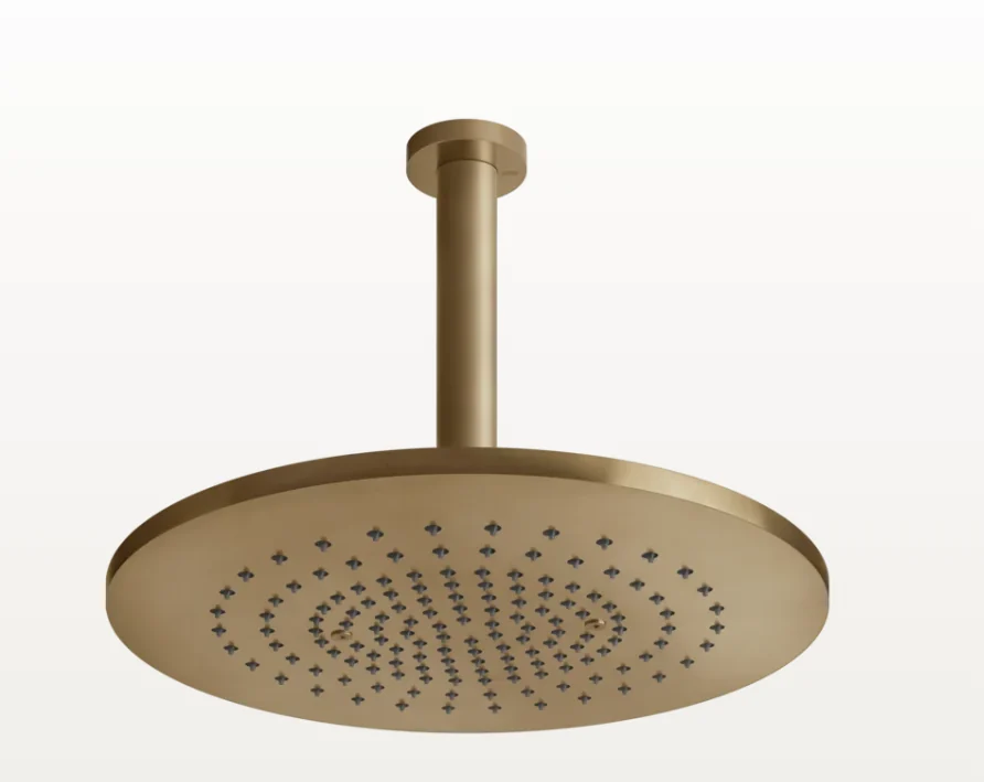 Верхний душ, Gessi, Shower316, шгв 355*355, цвет-Warm Bronze Brushed PVD