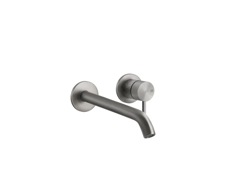 Смеситель для раковины, Gessi, Intreccio, цвет-Black Metal Brushed PVD