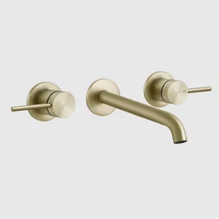 Смеситель для раковины, Gessi, 316 Intreccio, цвет-Brushed Brass PVD — иконка