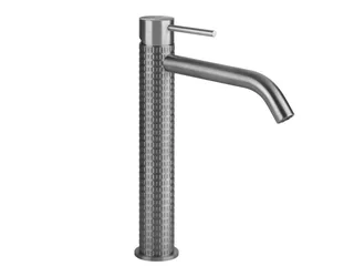 Смеситель для раковины, Gessi, Meccanica, цвет-Black Metal Brushed PVD