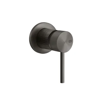 Смеситель для душа, Gessi, 316 Meccanica, на 1 потребитель, цвет-Black Metal Brushed PVD
