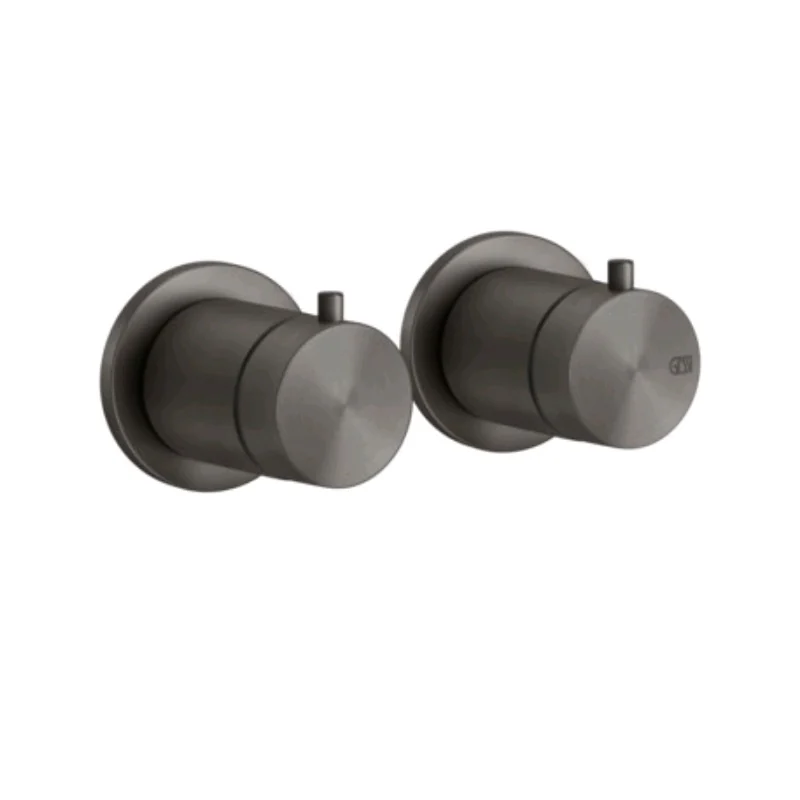 Смеситель для душа, Gessi, 316 Bath-Shower, на 1 потребитель, цвет-Black Metal Brushed PVD