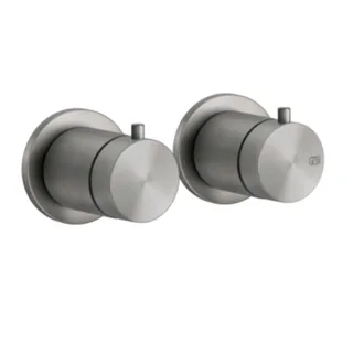 Смеситель для душа, Gessi, 316 Bath-Shower, на 3 потребителя, цвет-Steel Brushed