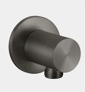 Шланговое подсоединение, Gessi, 316 Bath-Shower, цвет-Black Metal Brushed PVD