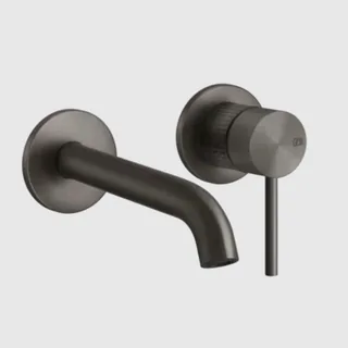 Смеситель для раковины, Gessi, 316 Meccanica, цвет-Black Metal Brushed PVD