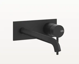 Смеситель для раковины, Gessi, Meccanica, цвет-черный матовый