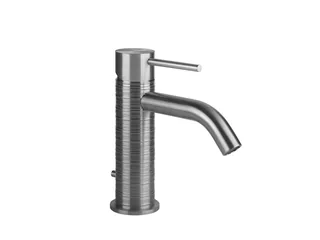 Смеситель для раковины, Gessi, Trame, цвет-Copper Brushed PVD