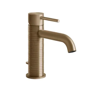 Смеситель для раковины, Gessi, 316 Trame, цвет-Warm Bronze Brushed PVD — иконка